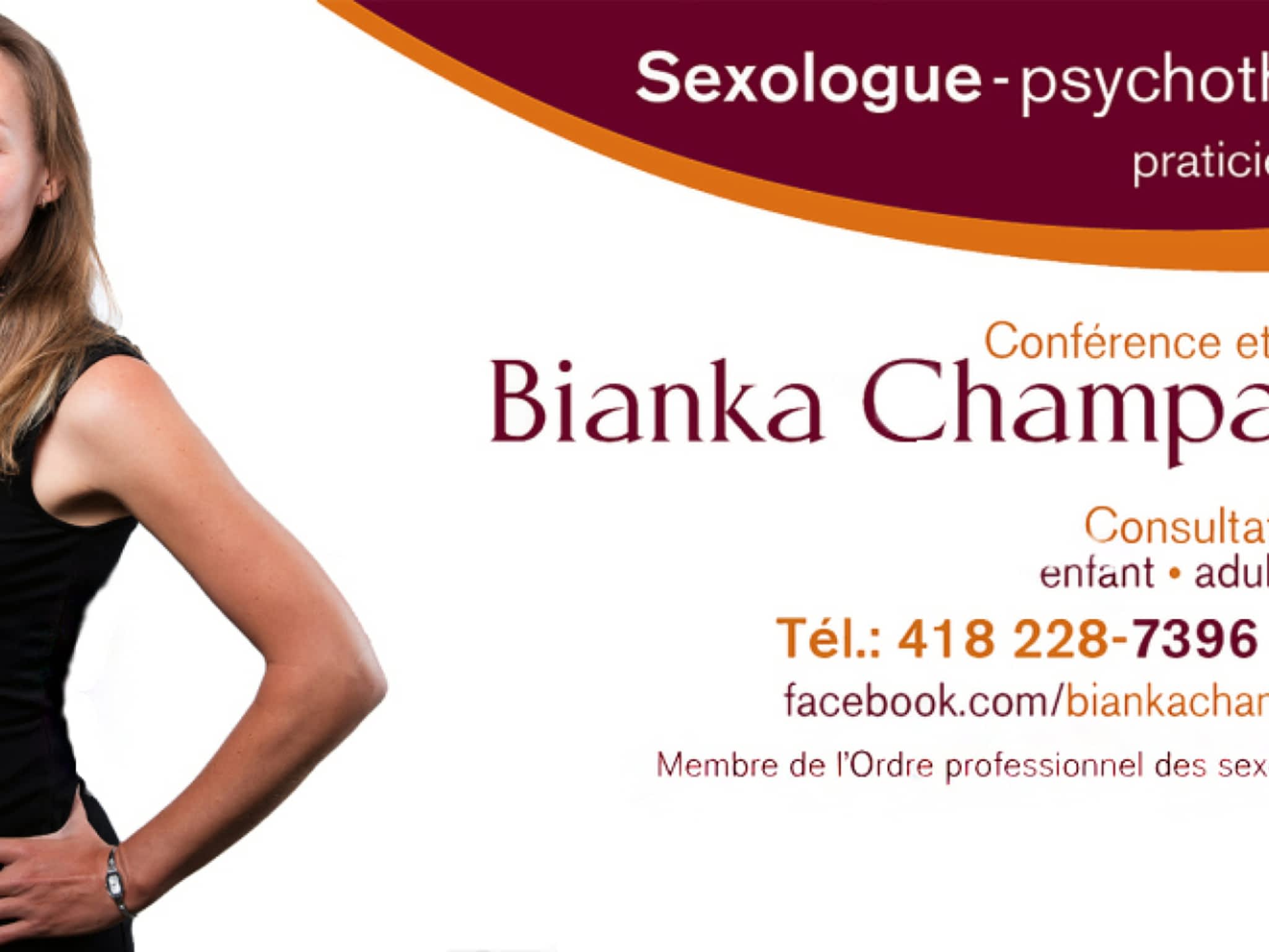 photo Bianka Champagne Sexologue-Psychothérapeute