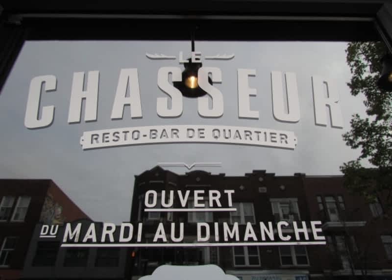 Le Chasseur Resto Bar De Quartier Opening Hours 3882 rue