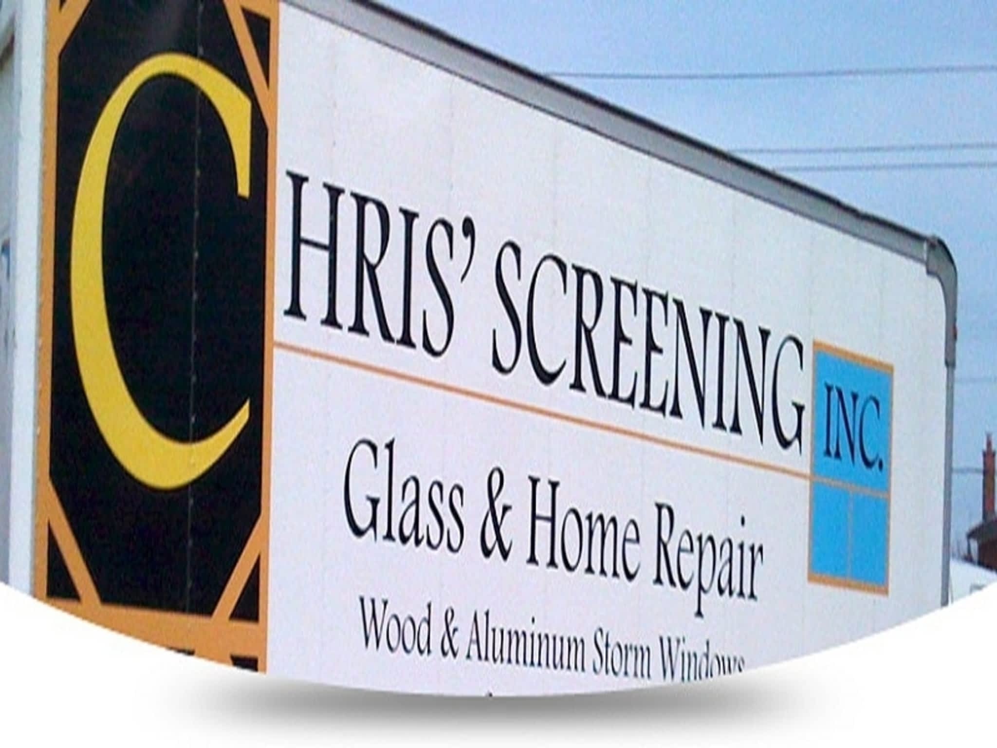 photo Chris Screening Glass And Home Repairs