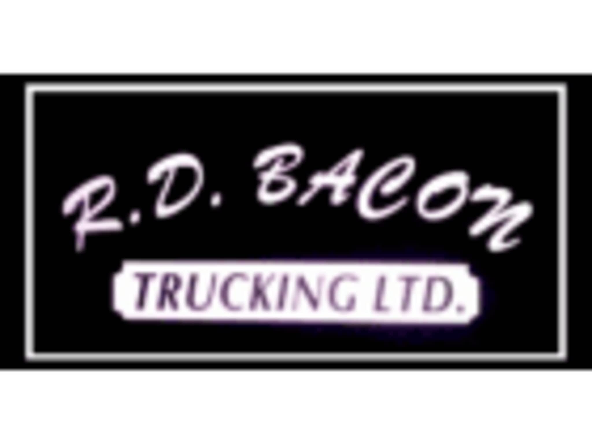 photo Bacon R D Trucking Ltd