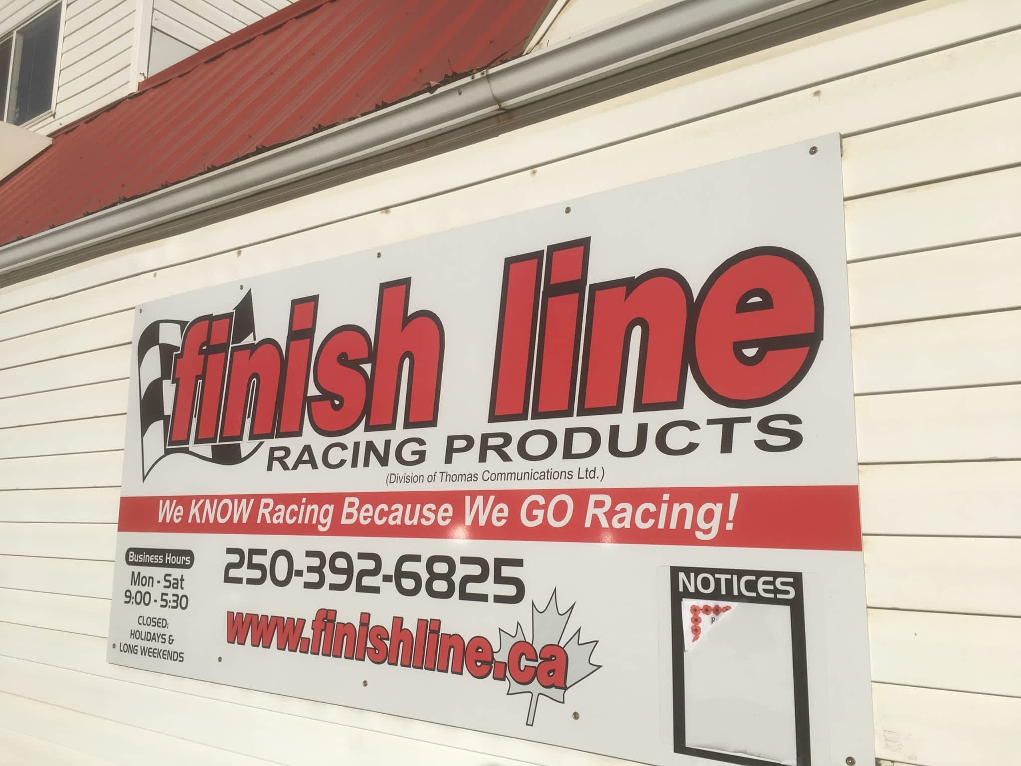photo Finish Line Racing Products