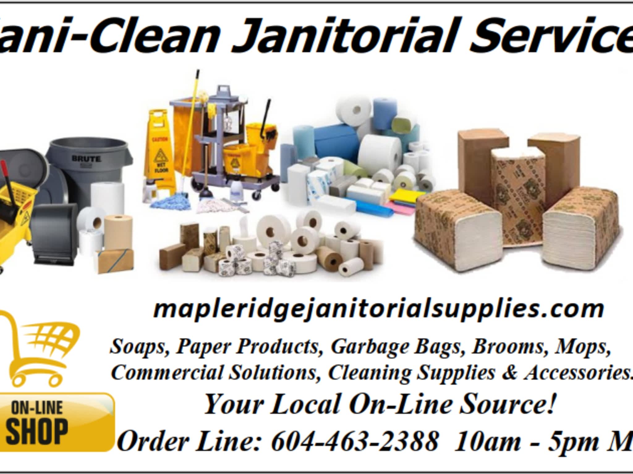 photo Maple Ridge Janitorial Supplies 'Order Pick-Up D esk'