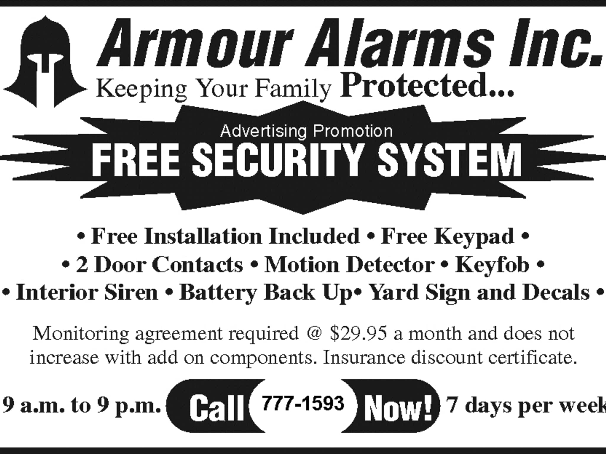 photo Armour Alarms Inc