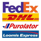 FedEX Purolator UPS DHL Loomis