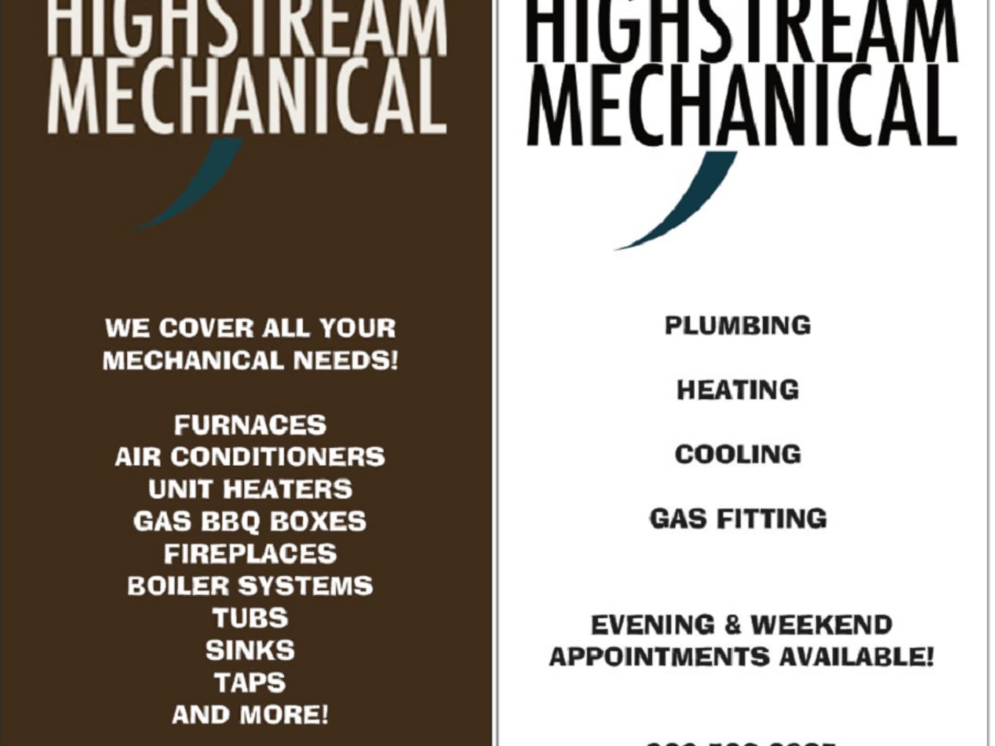 photo Highstream Mechanical