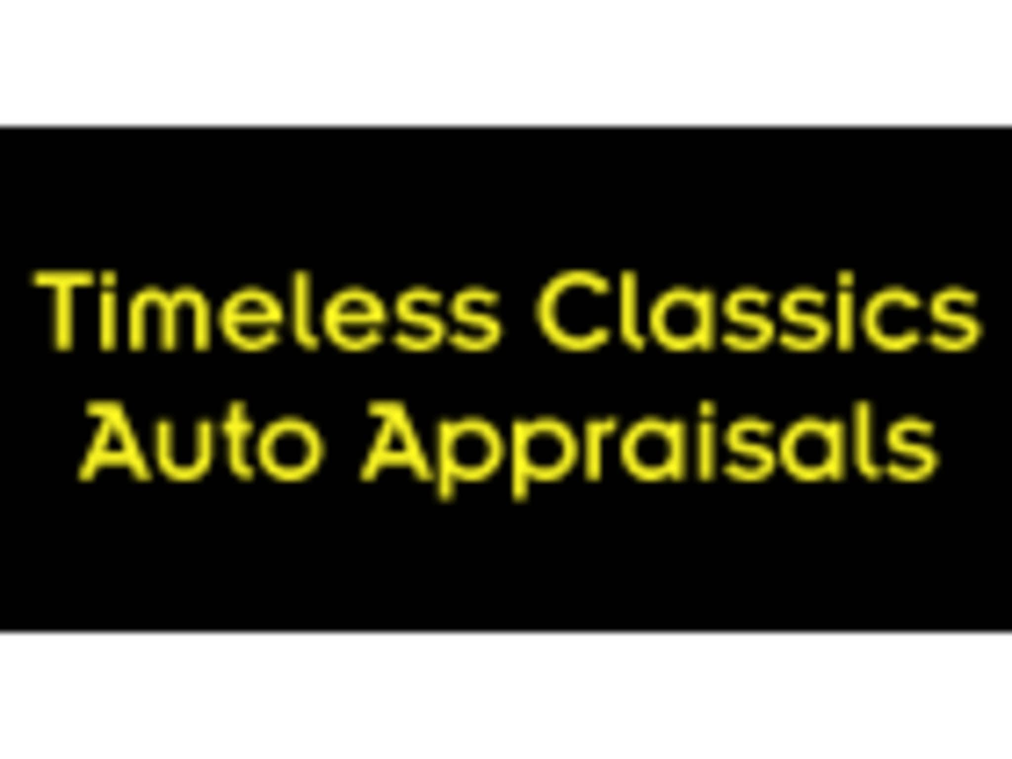 photo Timeless Classics Auto Appraisals