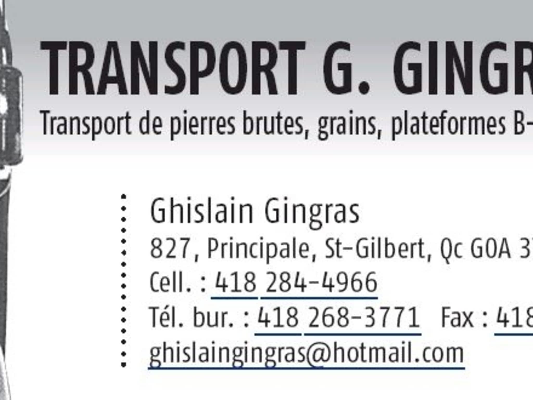photo Transport G Gingras Inc