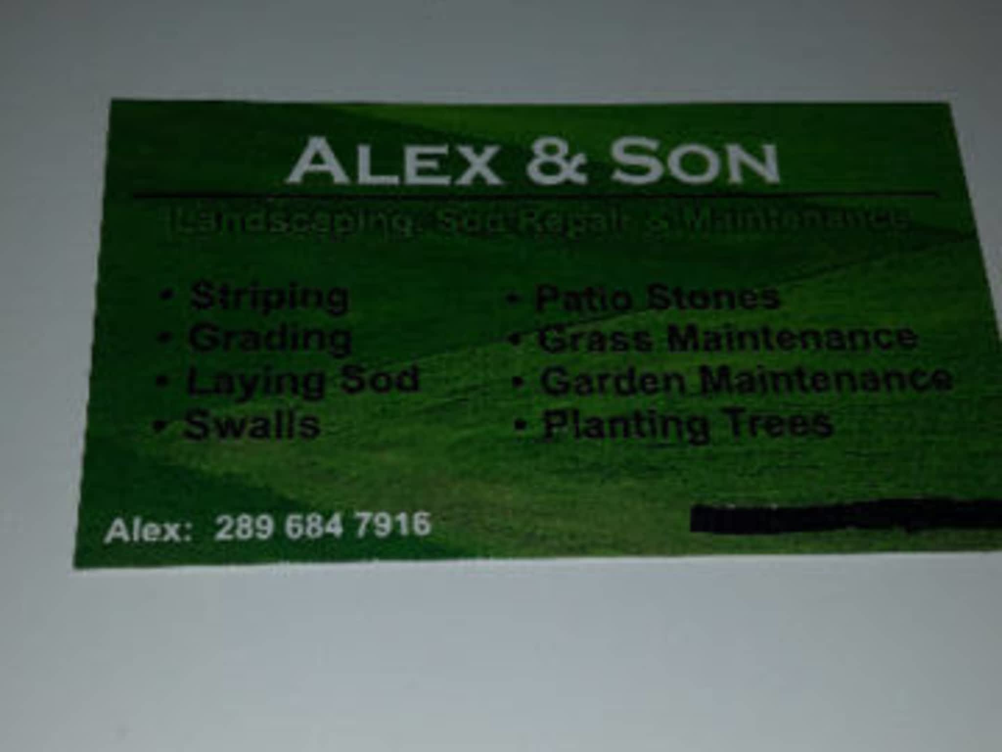 photo Alex & Son Landscaping Inc