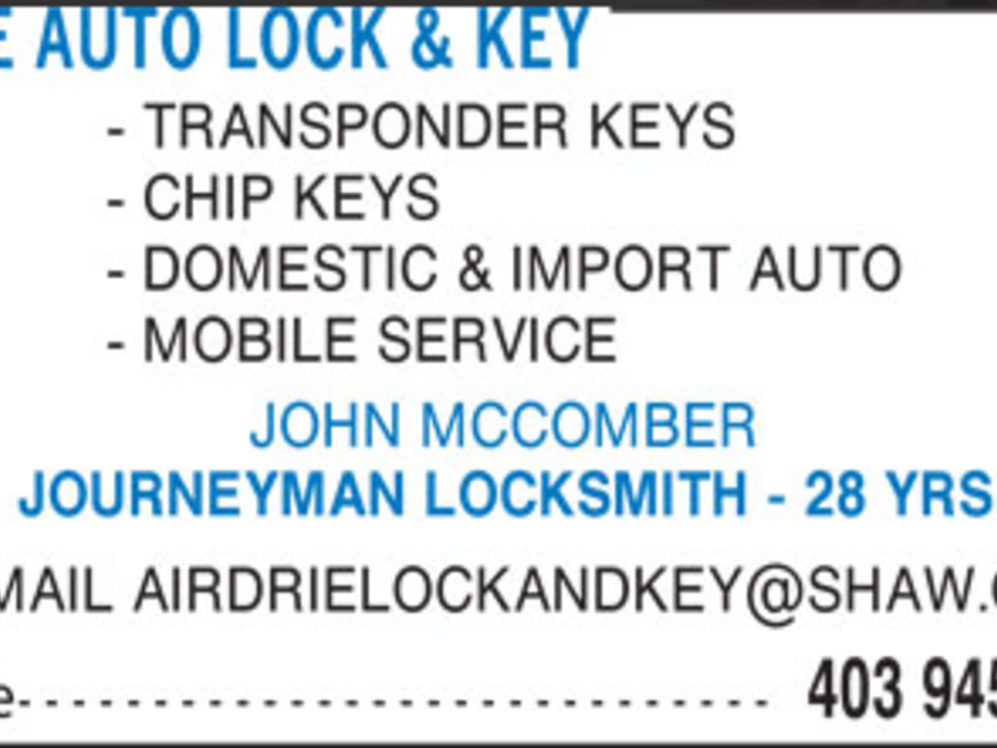 photo Airdrie Auto Lock & Key
