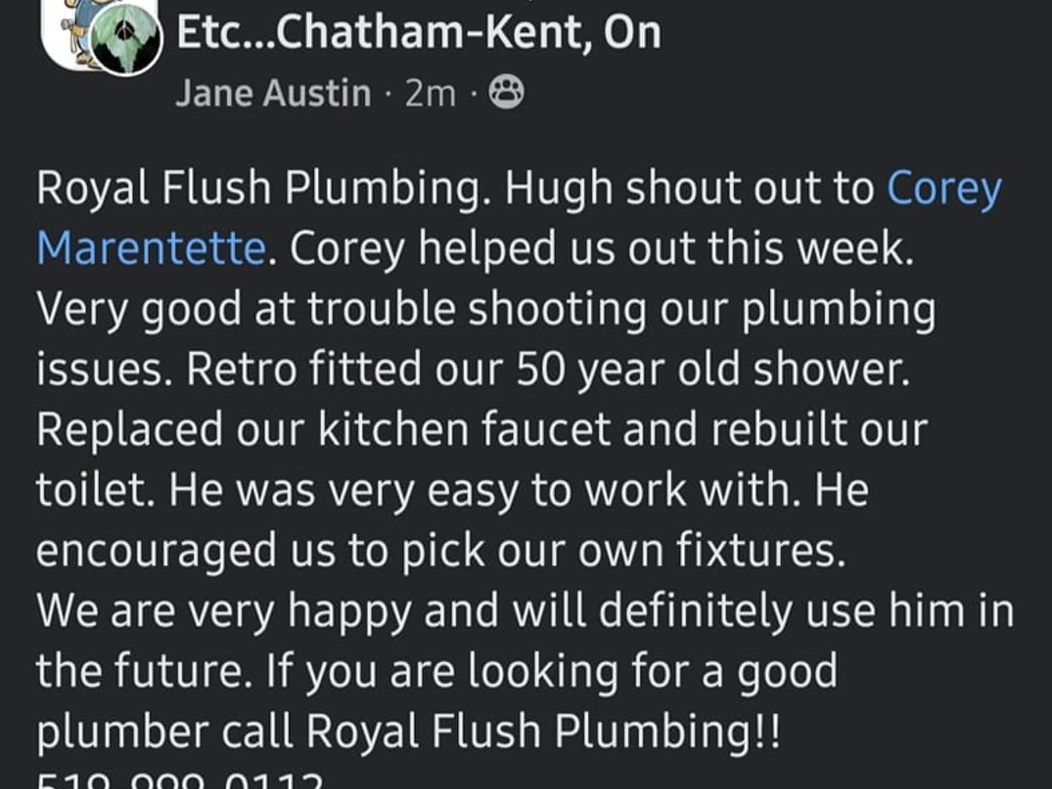 photo Royal Flush Plumbing Service