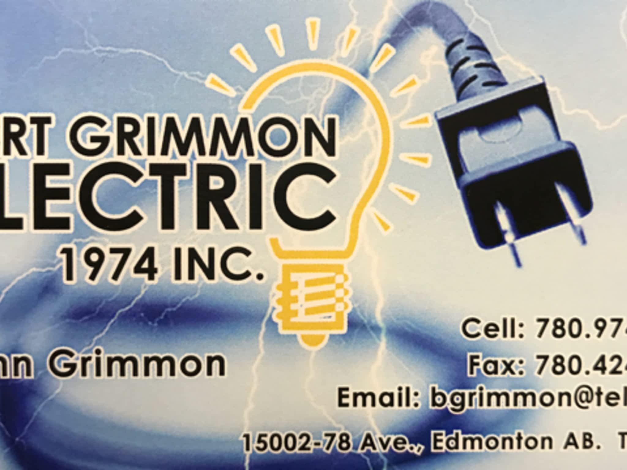photo Bert Grimmon Electric 1974 Inc