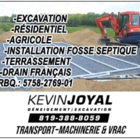 Kevin Joyal Déneigement/Excavation - Logo