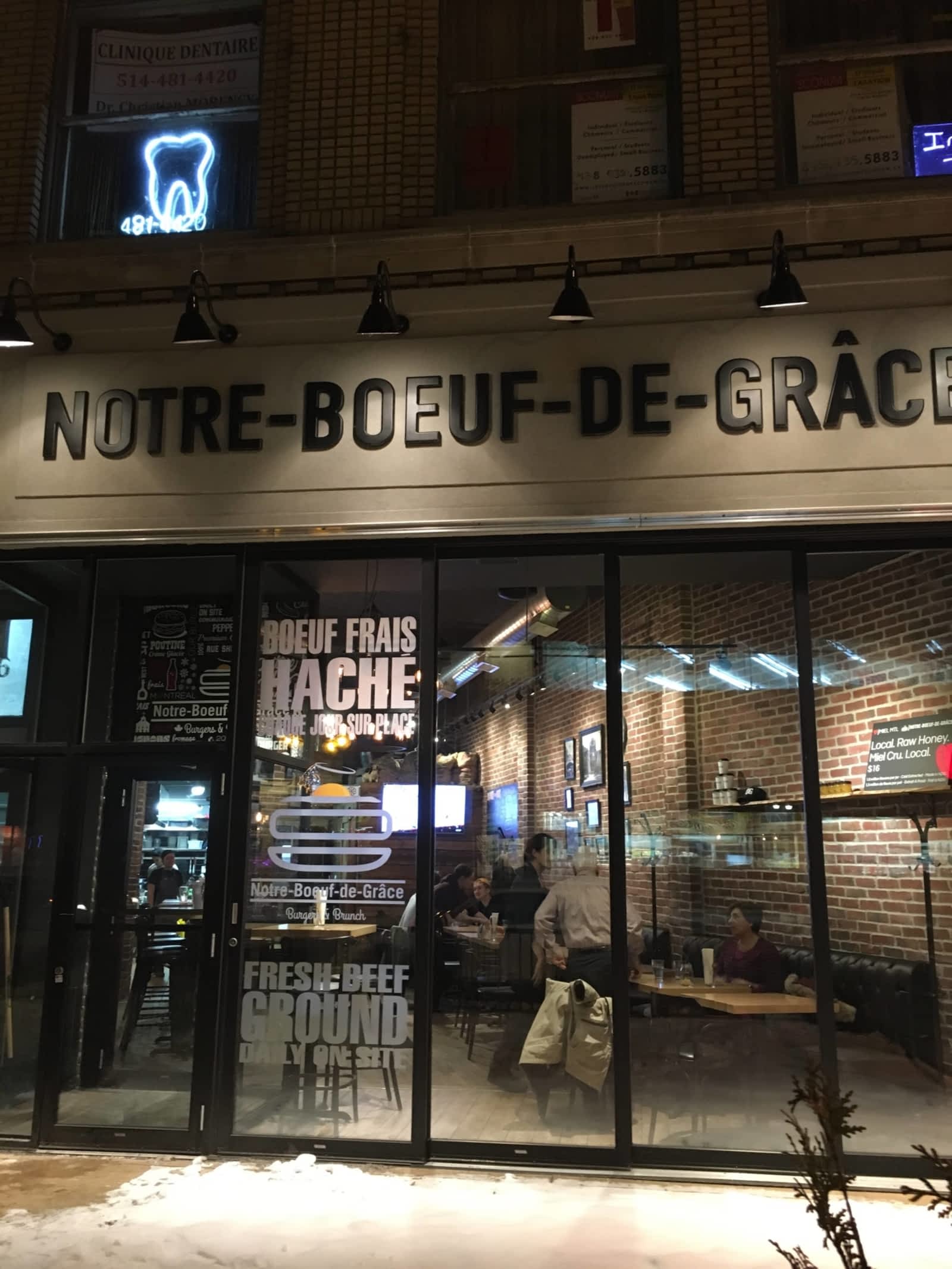 NotreBoeufdeGrâce Menu, Hours & Prices 5732, rue Sherbrooke O