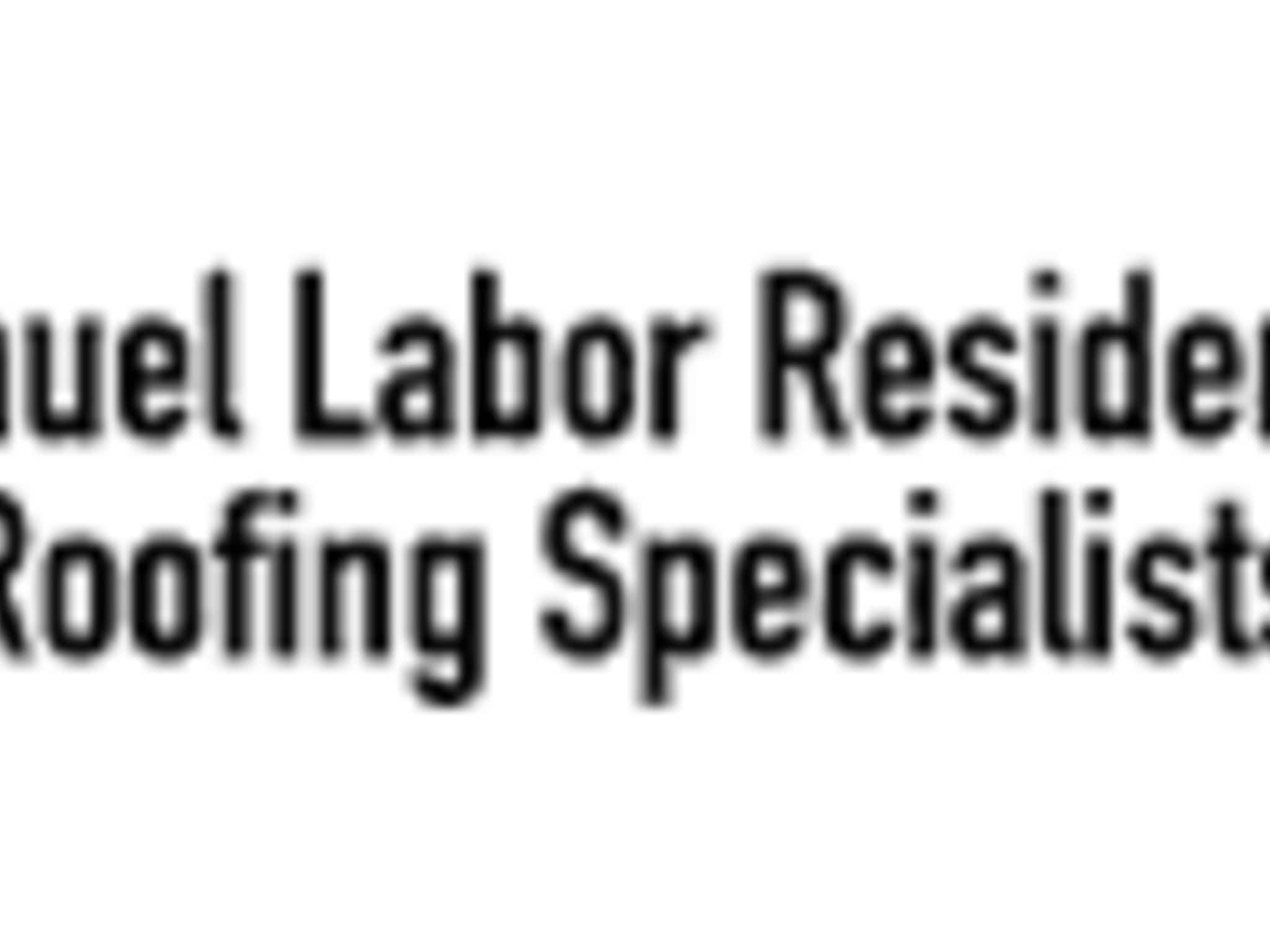 photo Manuel Labor Residential Roofing Specialists