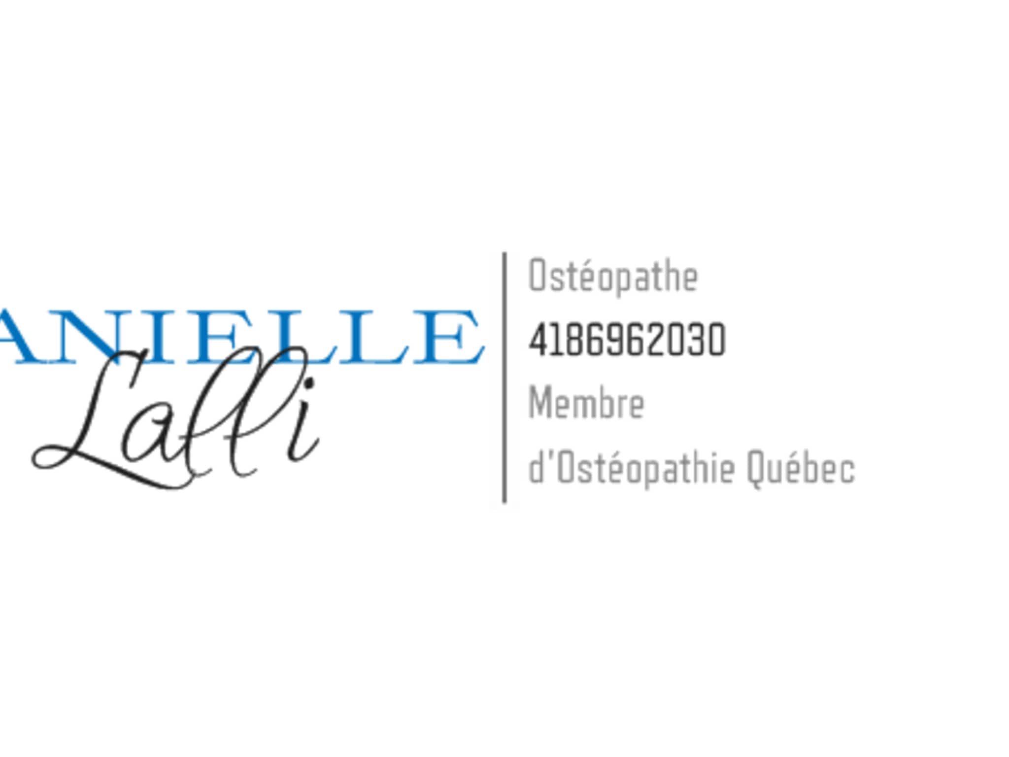 photo Clinique D'Ostéopathie Danielle Lalli