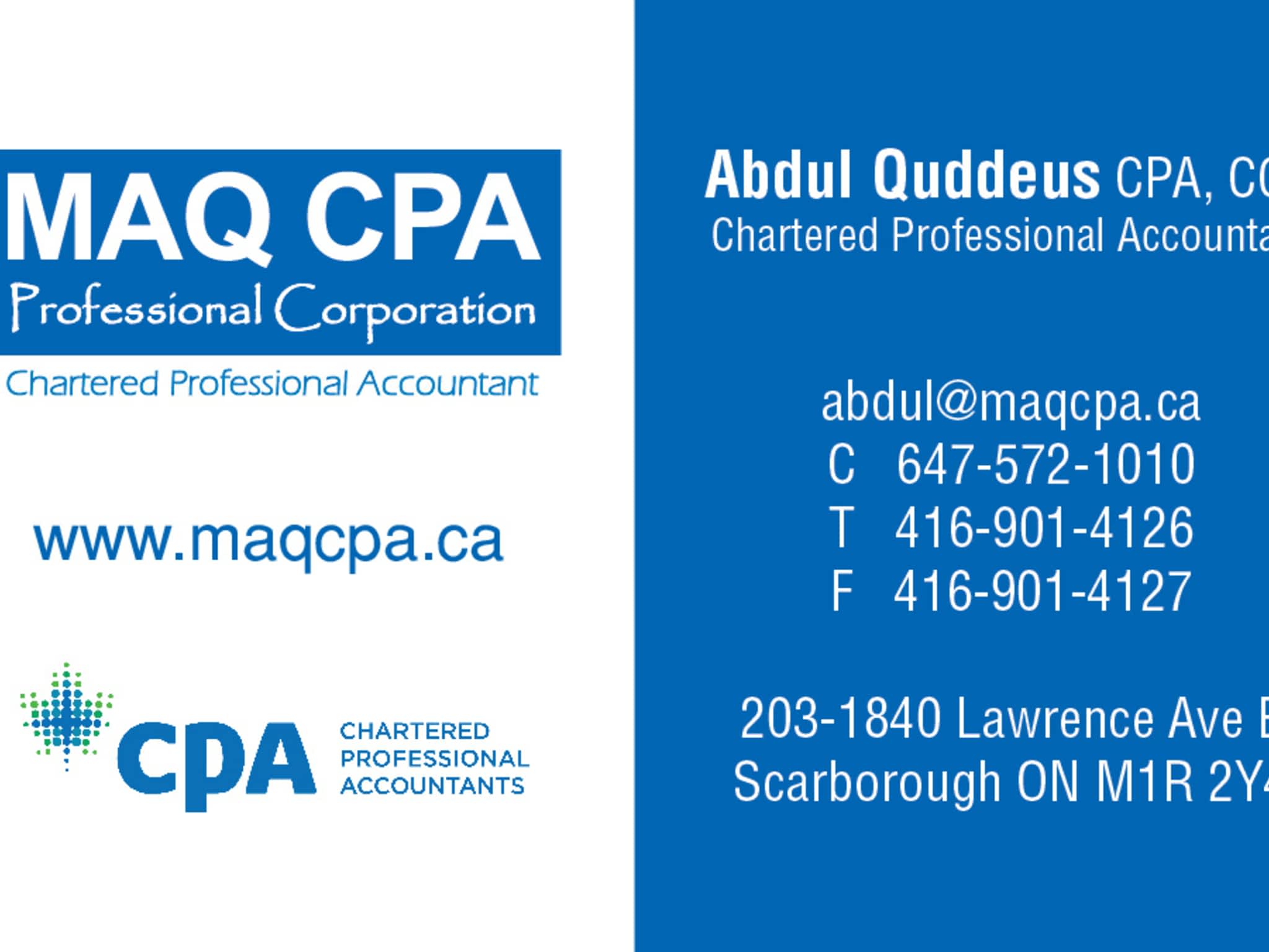 photo MAQ CPA Professional Corporation