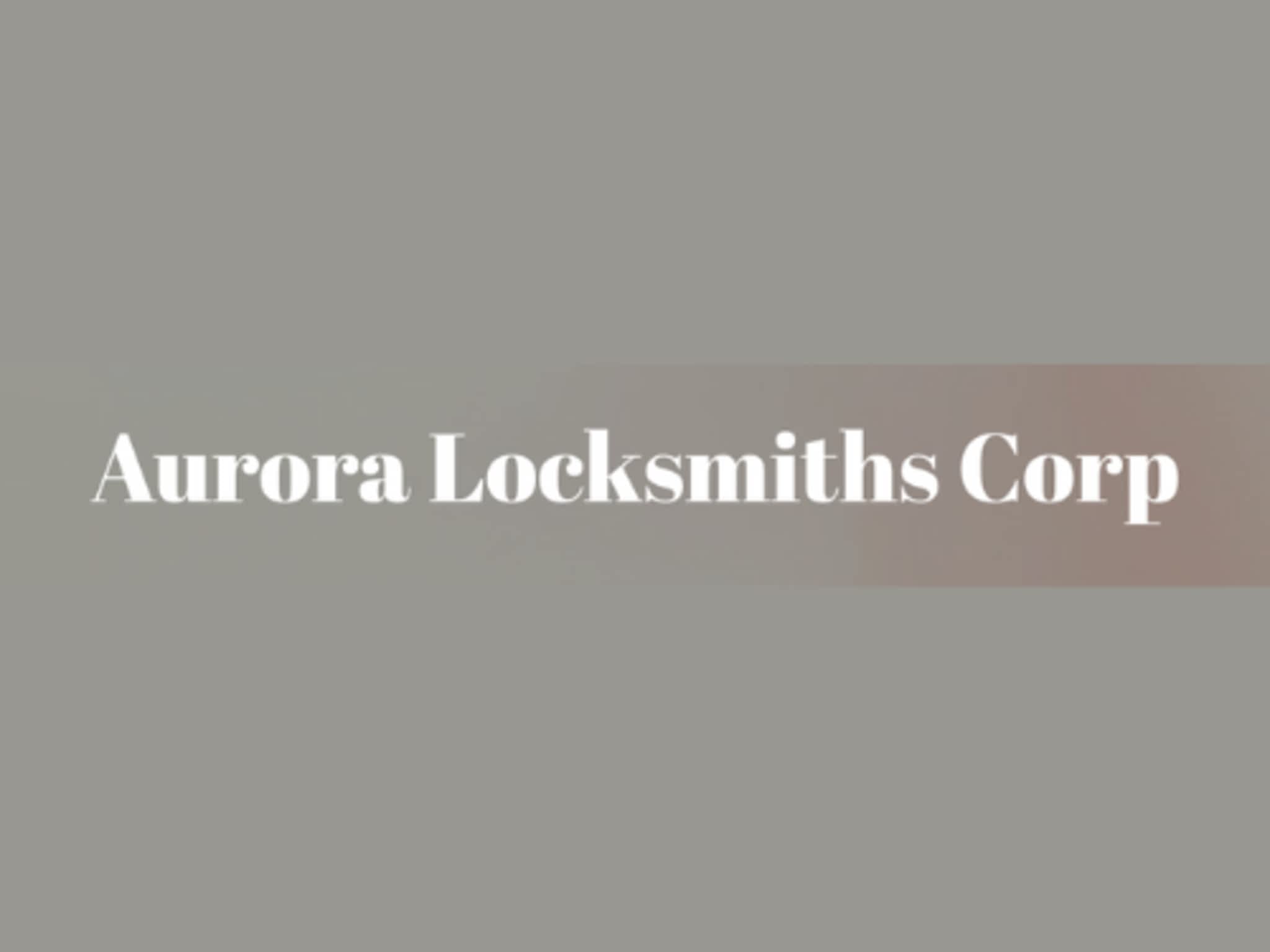 photo Aurora Locksmiths