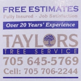 Voir le profil de Taylor's Tree Service - Bracebridge
