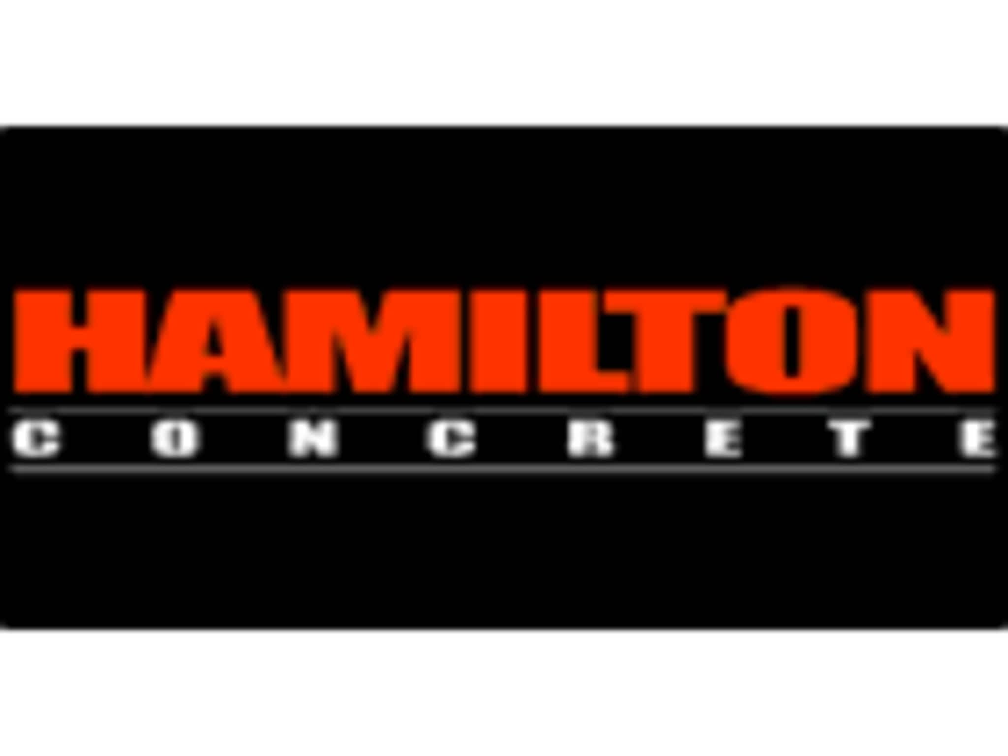 photo Hamilton Concrete Inc