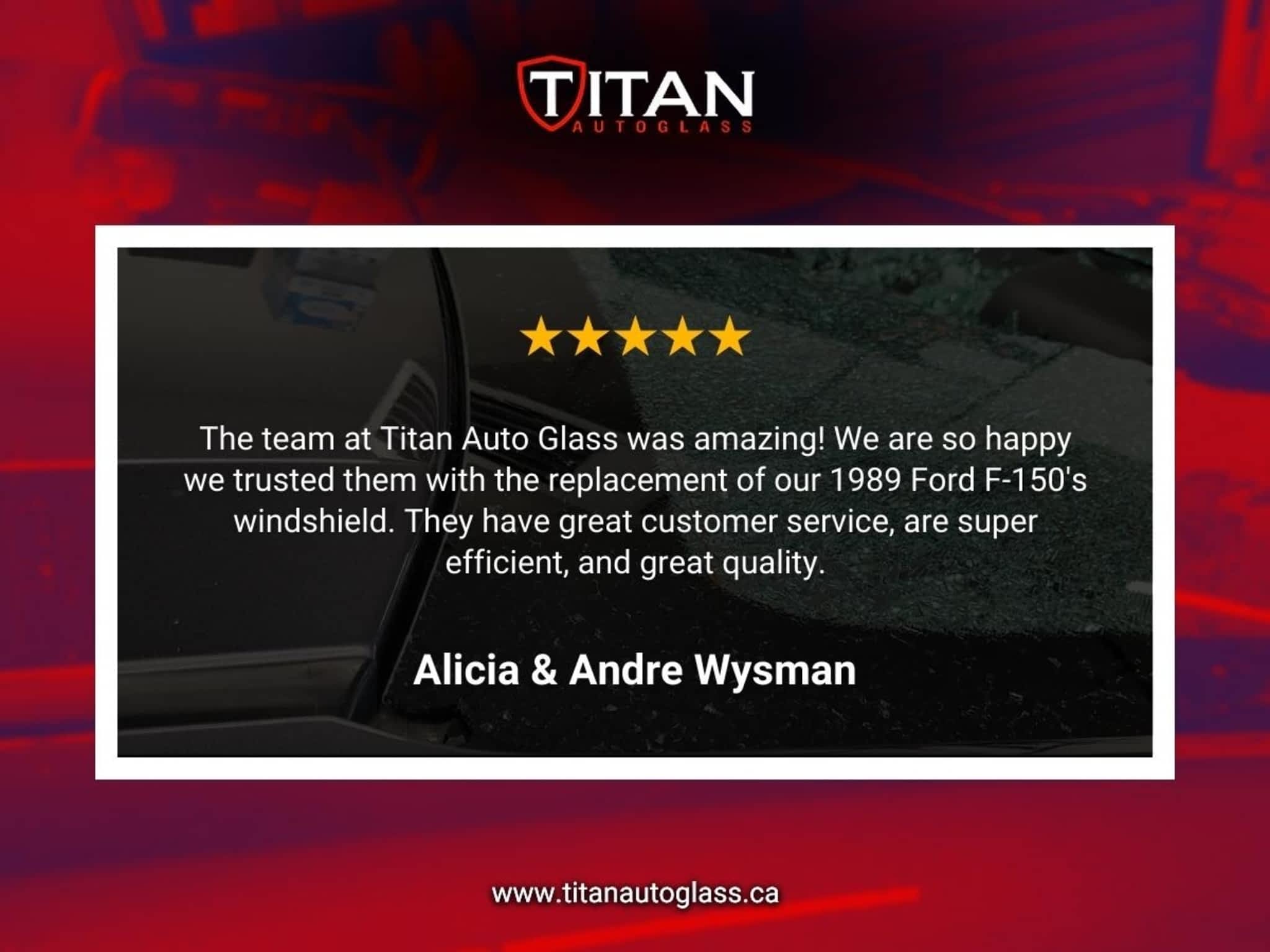 photo Titan Auto Glass Guelph - Car glass Windshield repair