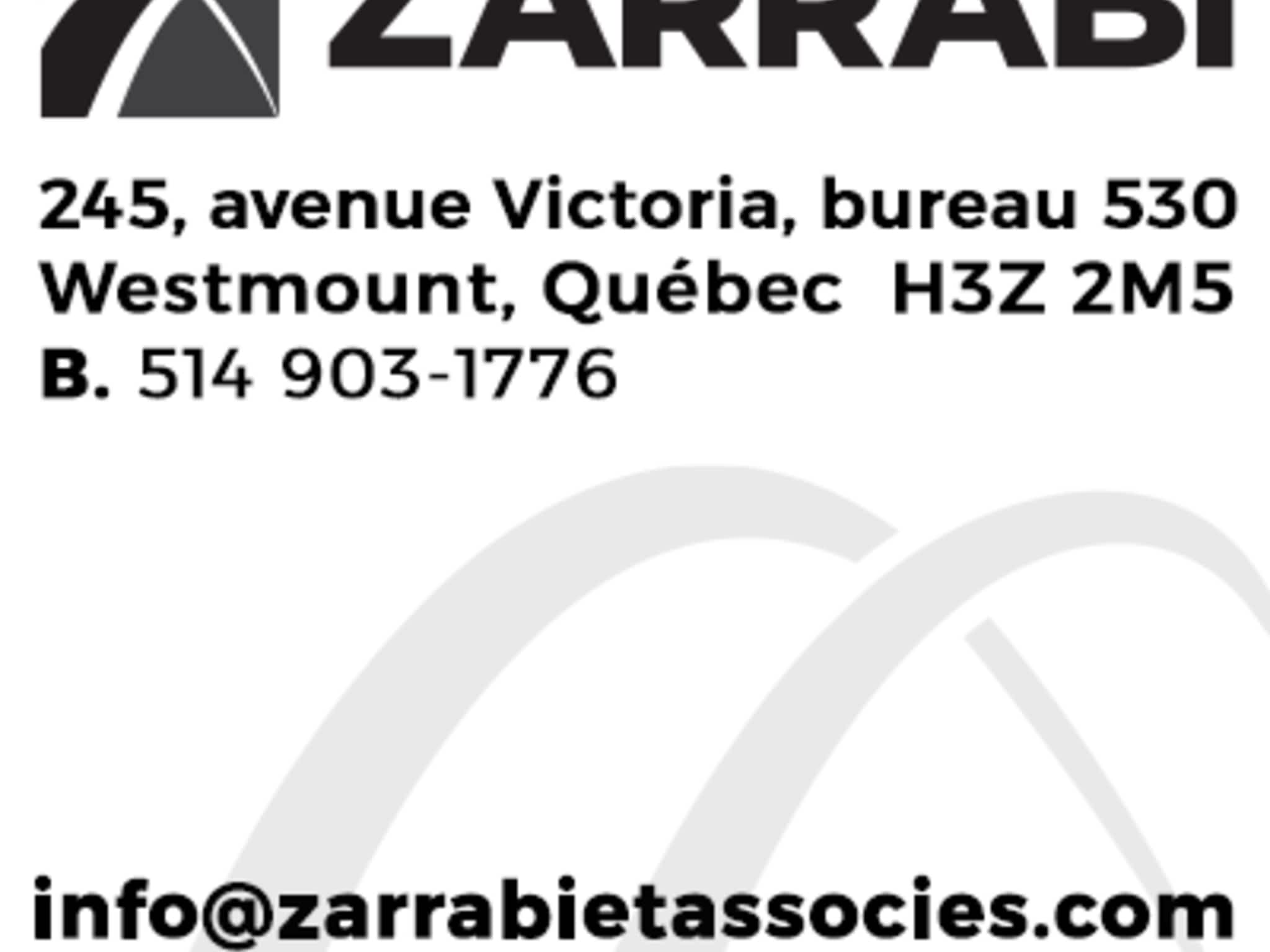 photo Zarrabi & Associés Inc