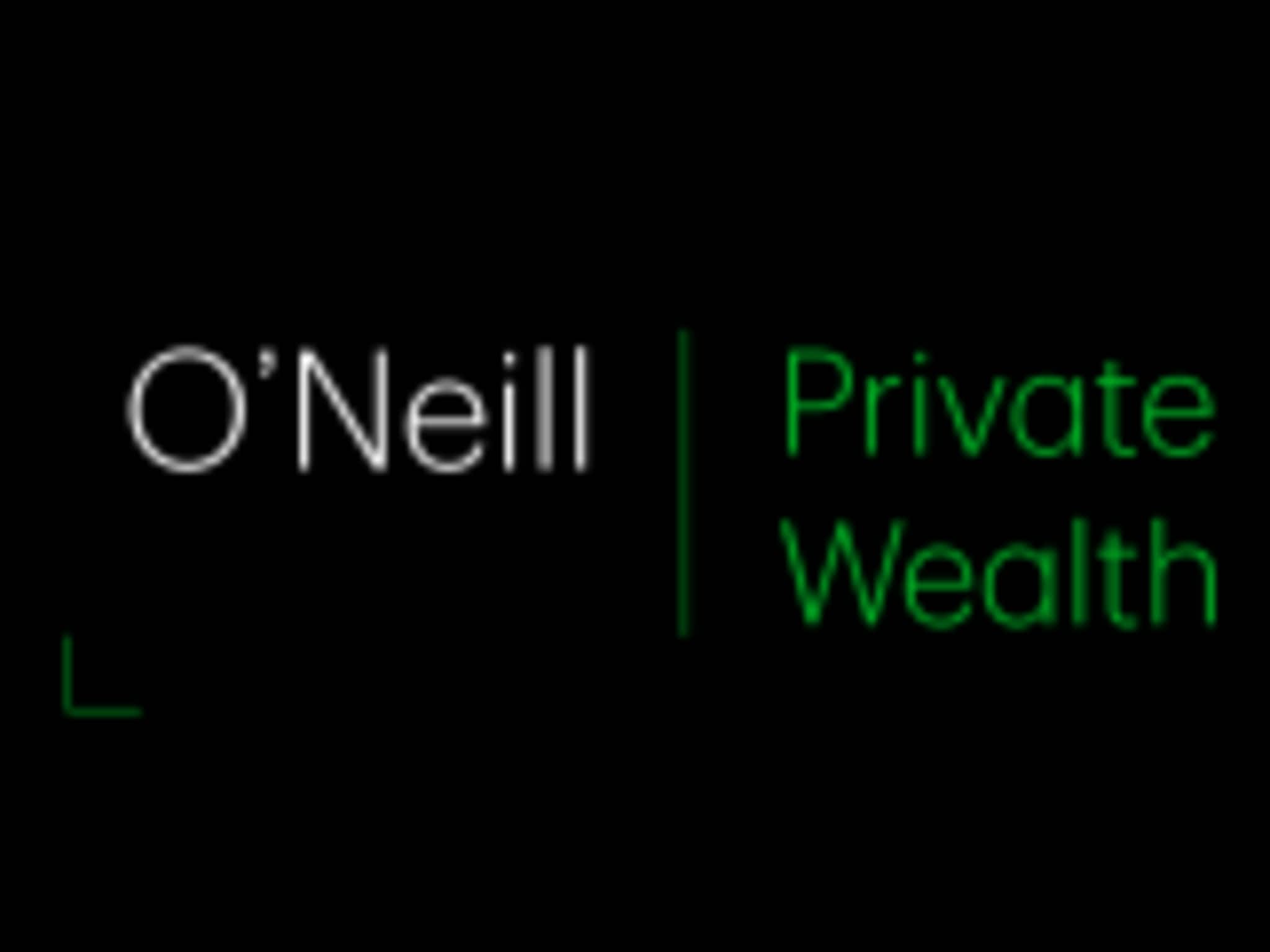 photo O'Neill Private Wealth - TD Wealth Private Investment Advice